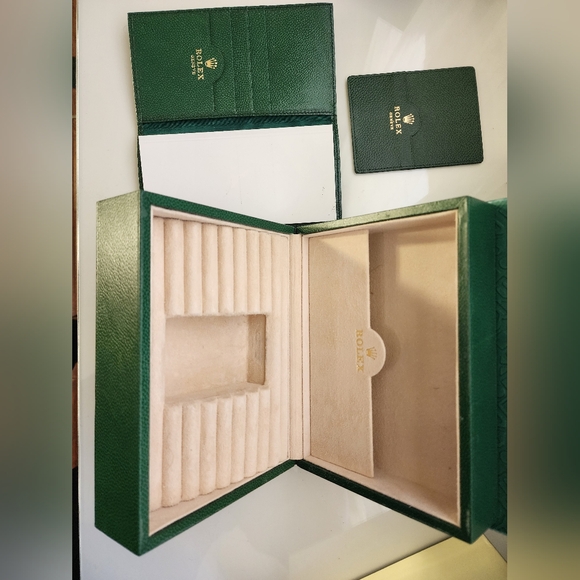 Rare set together - Vintage Rolex Watch Box With Accessories - Picture 3 of 16